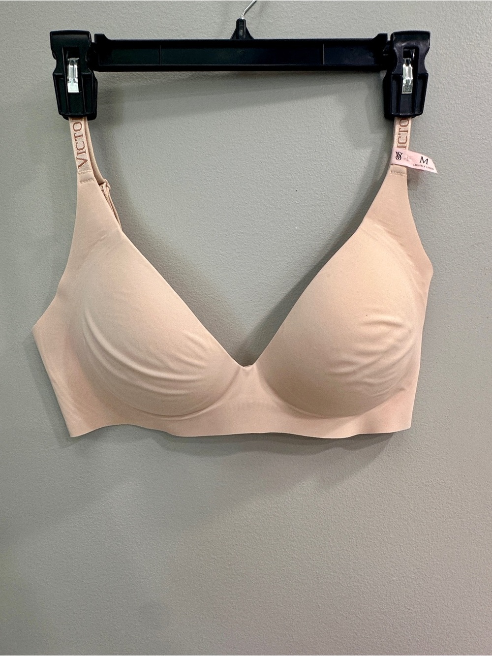 NWT Victoria’s Secret T-Shirt Push-Up Wireless Bra Marzipan M